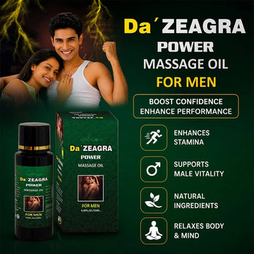 DA ZEAGRA HERBAL POWER MASSAGE OIL - NEW FORMULA (ALLOW TO OPEN)