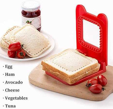 Stainless Steel Sandwich Cutter – DIY Uncrustables Maker &amp; Sealer Mold