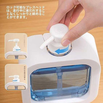 Premium 500ML Clear Liquid Soap Dispenser – Square Kitchen & Bathroom Bottle