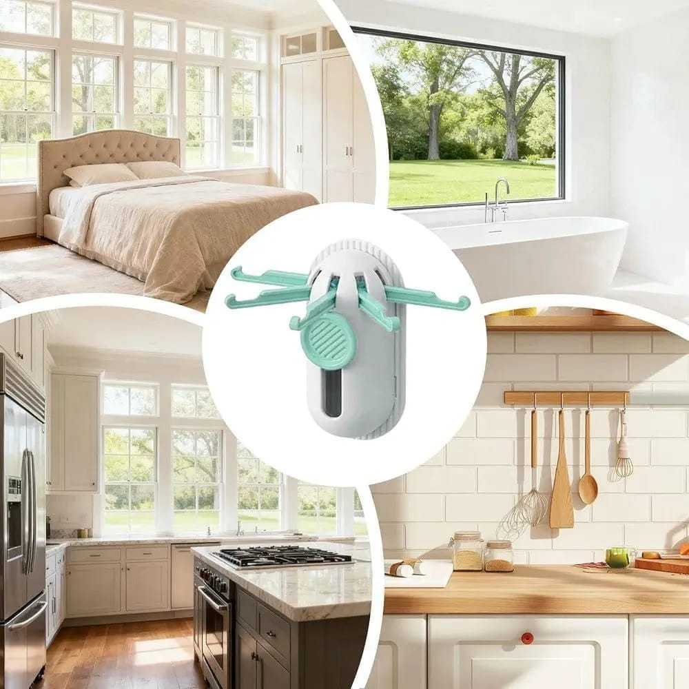 5-Claw Retractable Wall Hook – Smart & Space-Saving Storage