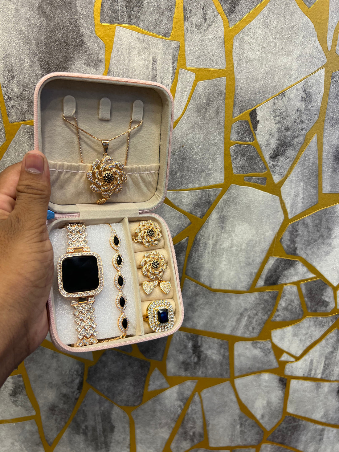 Watch Combo with Bracelet, Chain Locket, Ring and Tops